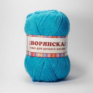  Пряжа для вязания Камтекс "Дворянская", цвет бирюза (024)